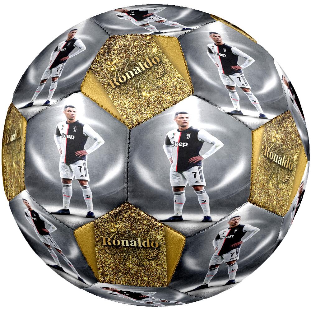 Ronaldo's Cr7 Football Legend Soccer Ball Size 5 Football Machine Sewn Indoor/Outdoor Universal Football Soccer Accessory