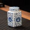 Kitchen Seasoning Ceramic Tea Pot Reusable Traditional Chinese Food Sealed Box with Lid Airtight Food Storage Containers