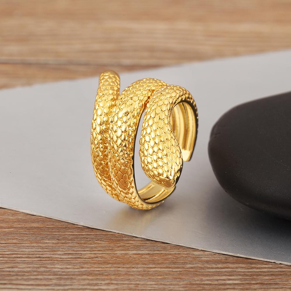 

Nidin New Fashion Copper Multilayer Open Rings Adjustable For Women Punk Rock Style Finger Jewelry Accessories Creative Gifts