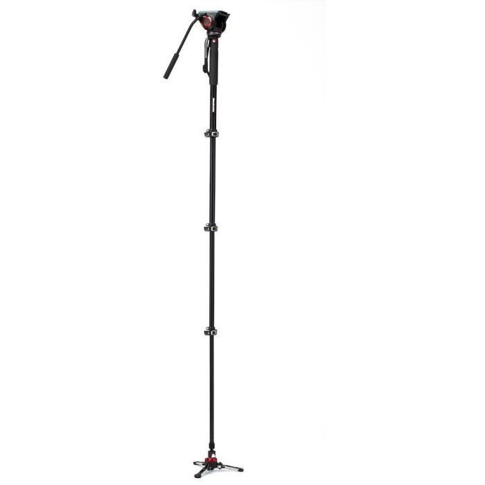 Monopode Vidéo MANFROTTO MVMXPRO500 avec rotule vidéo MVH500AH - Noir
