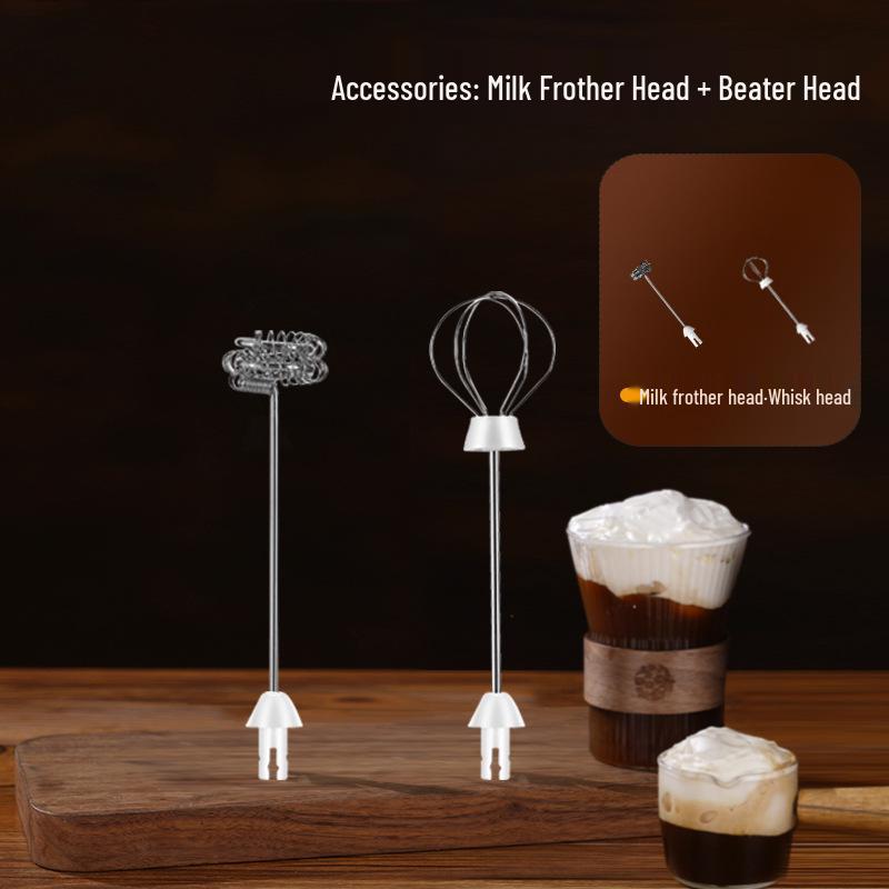 Portable Rechargeable Handheld Electric Milk Frother & Coffee Mixer