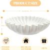 Sancks Serving Dish Artistic Scalloped Resin Decorative Bowl For Living Room Bedroom Storage And Display