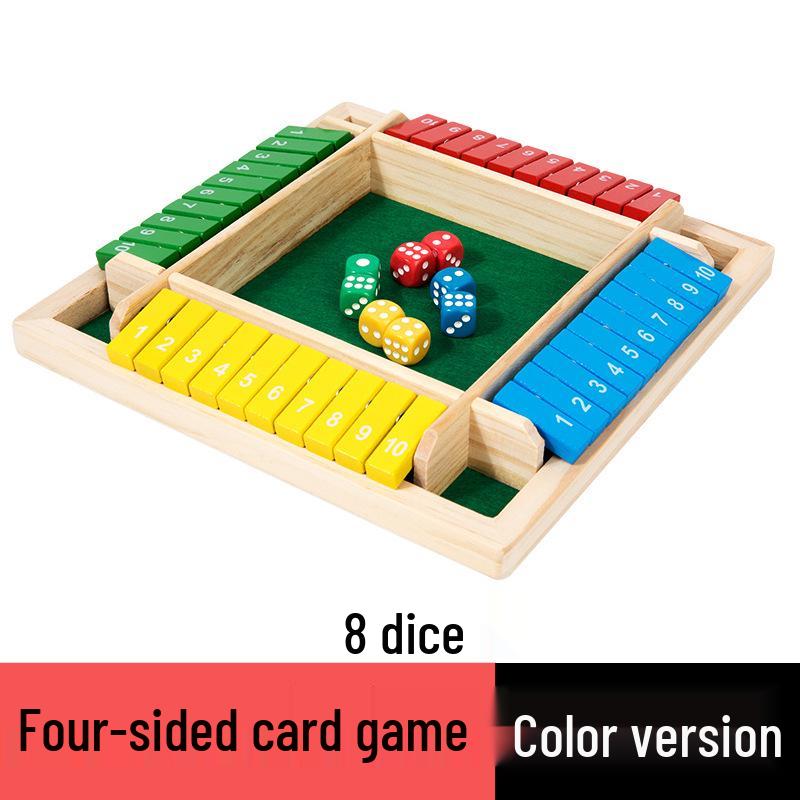 Tiger Flip: Digital Four-Sided Card Game - Multiplayer Party Fun & Educational Toy.