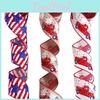 Colorful 6m Stars And Stripes Ribbon Perfect For Independence Day Celebrations And Party Decorations