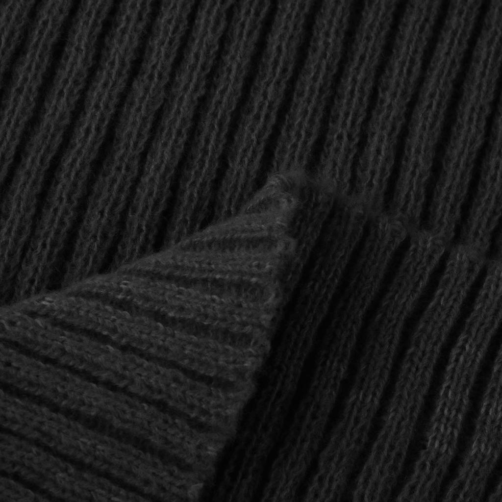 Women's Solid Color High Collar  Long Sleeve Pullover Blouse Knitted Sweater