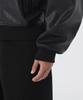 Musinsa Standard Synthetic Leather Oversized Hooded Jacket [Black]
