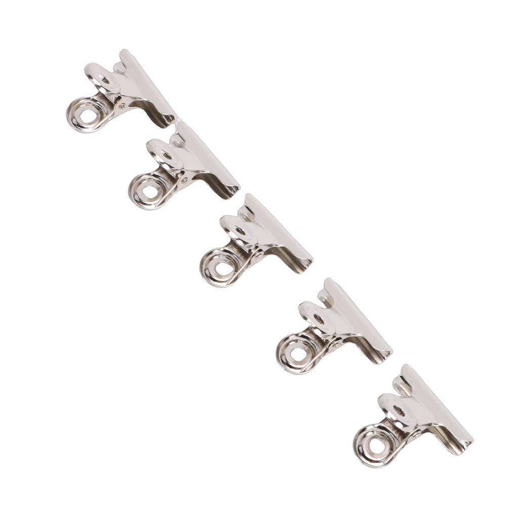 Nail Extension Clips Reusable Alloy Curve C Nail Art Pinching Clips DIY Manicure Tool Silver Color 10 Piece Set