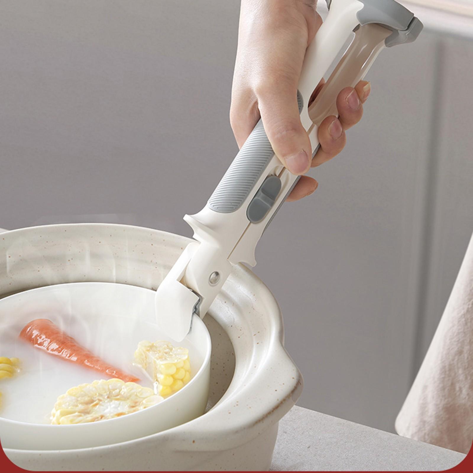 

Зажим для ошпаривания 2 в 1 Подставка для варки яиц на пару, держатель для миски, силиконовый зажим для ошпаривания, подъемная и зажимная пластина для миски One Size