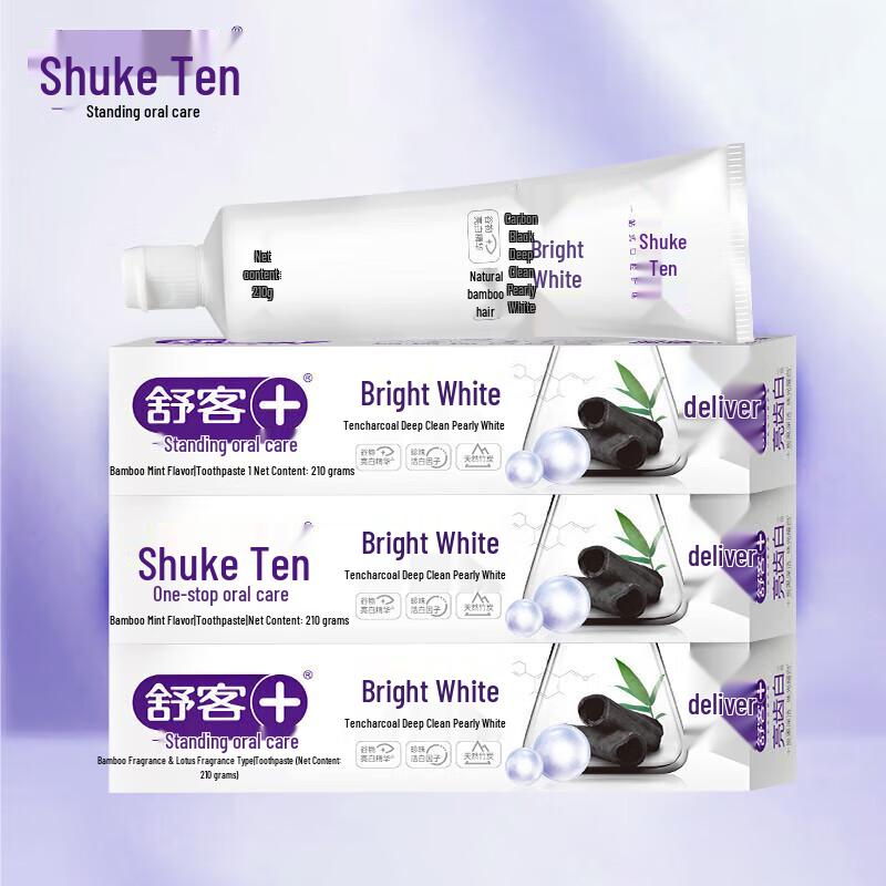 Shuke Brightening Toothpaste with Bamboo Charcoal & Pearl