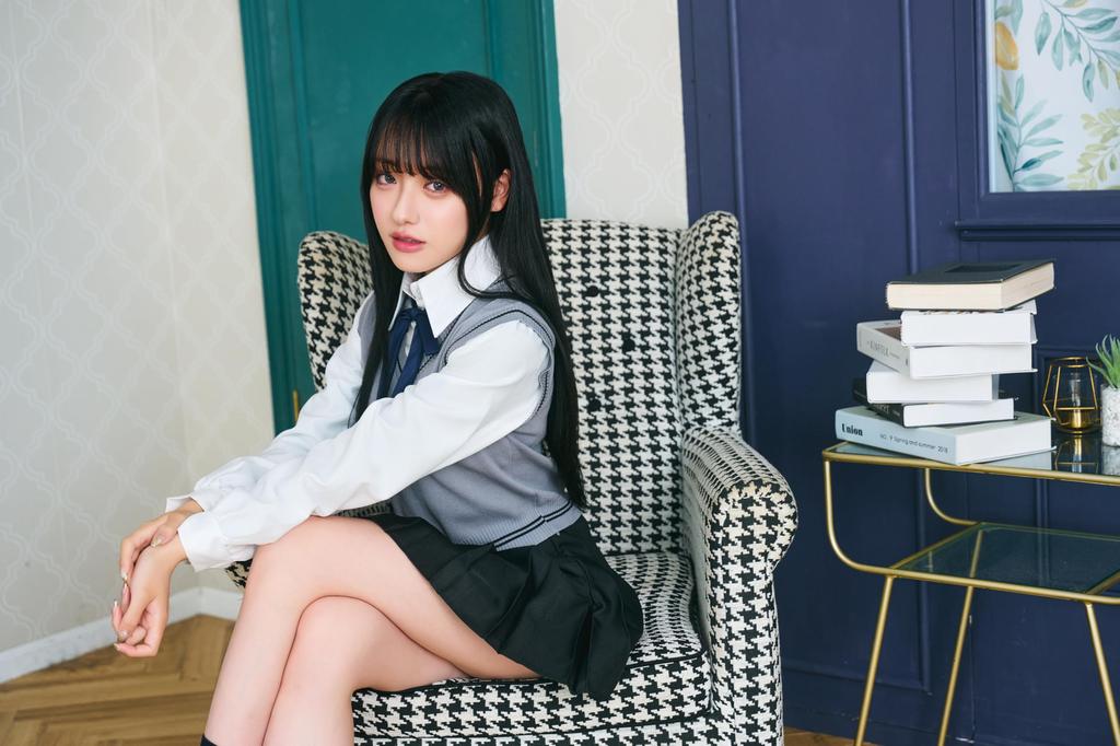 Clearstone Ulzzang Sailor Cosplay Halloween Knit Vest, Women's, Gray X Black