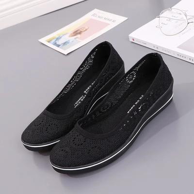 Sommer Neue Weiße Spitze Damen Slipper Atmungsaktive Weiße Schuhe Bequeme und Atmungsaktive Weiße Damen Schuhe Zapatos De Mujer