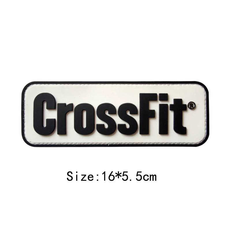 511 Badge Zacht Rubber Klittenband Badge 3D PVC Label Crossfit Logo Pak met Waterdichte Badge Wasbaar