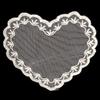 Mesh Bottom Embroidery Lace Coaster Love Pocket Flower Milk Silk Embroidery Water Soluble Hollow Heart Diy