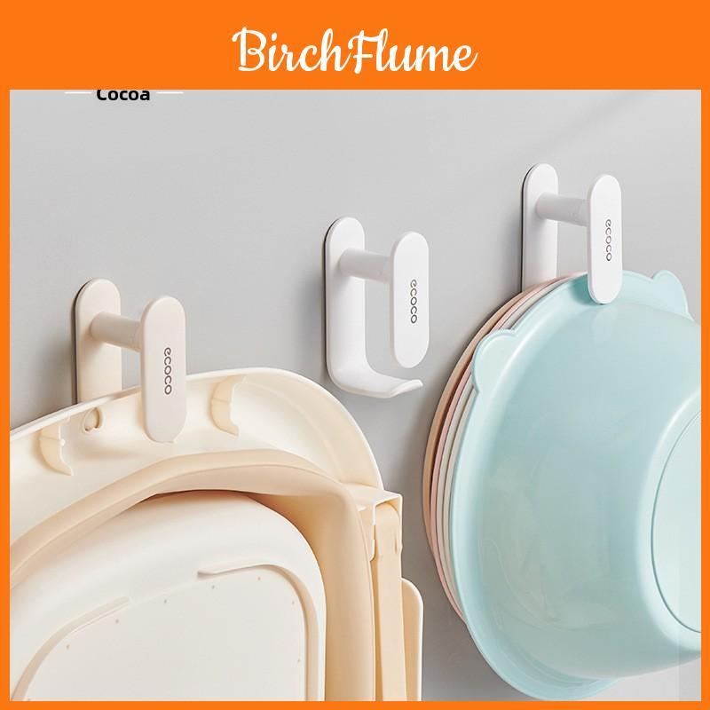 Modern Minimalist Plastic Sink Organizer With No Drill Mount For Bathroom Storage