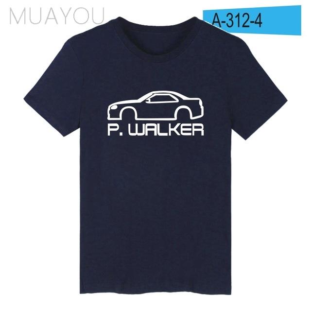 Cotton Paul Walker T Shirt West Coast Choppers Print Unisex WoUnisex Short Sleeve T-shirt Summer Simplicity Harajuku Paul Walker Tops S