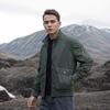 New men's spring and autumn jacket casual jacket outdoor tooling waterproof breathable jacket loose stand-up collar