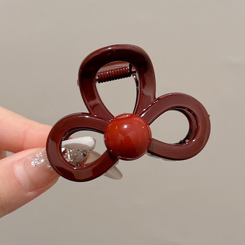 Elegant French Retro Small Shark Hair Clip for Thin Hair