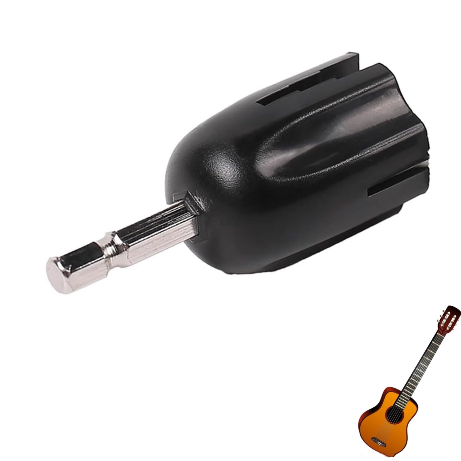 YFFSFDC Электрический намотчик струн, Инструмент для смены струн для гитары и баса, Компактный дизайн для вращения колков на акустических гитарах, Электрогитарах,