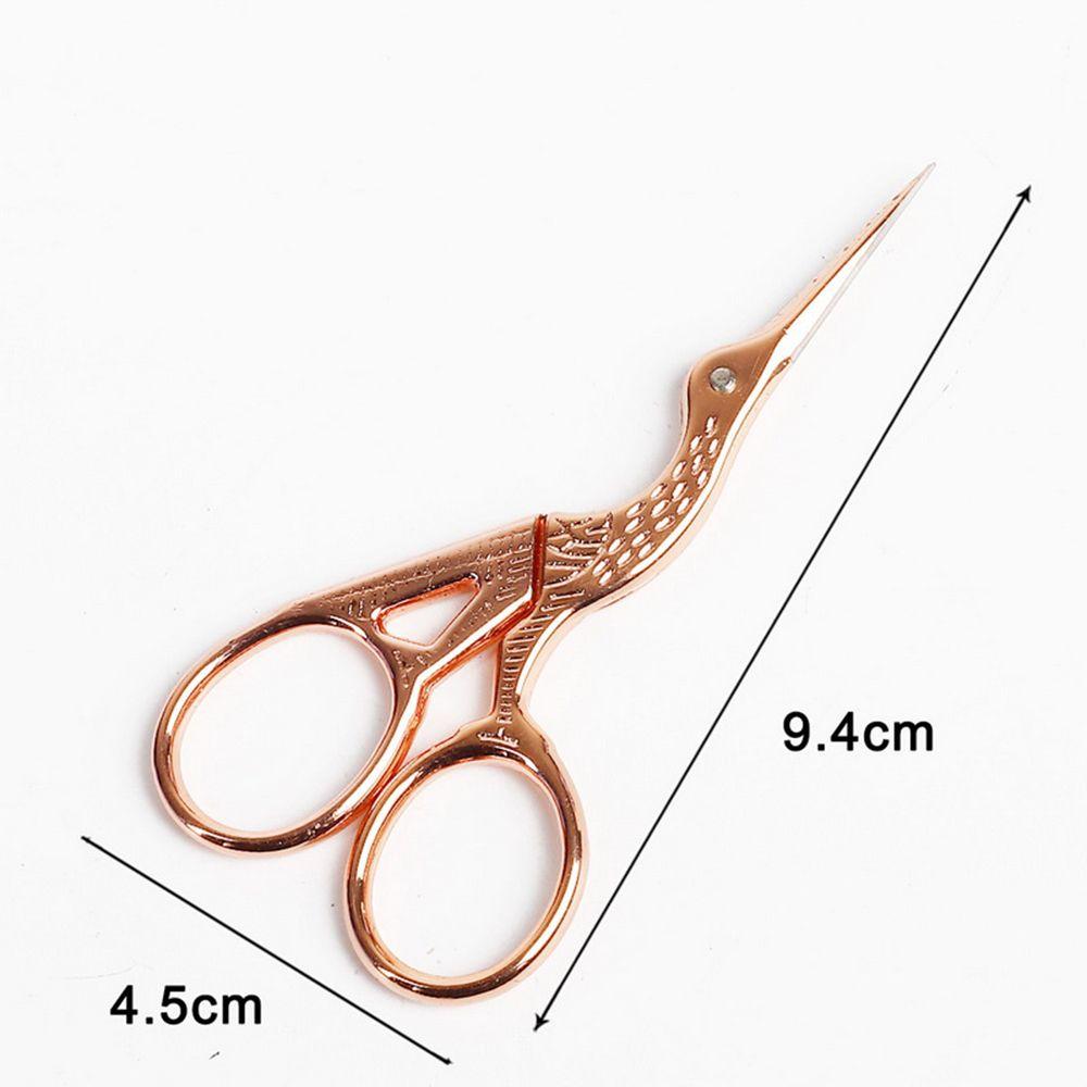 Classic Stork Nail Art Crane Embroidery Cutters Scissors Shears Tailor Scissors Sewing Tool