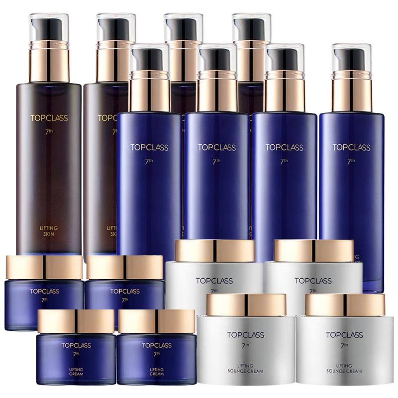 Charmzone Top Class 7th Generation Lifting 16-Piece Set (Skin 4 + Emulsion 4 + Lifting Cream 4 + Bounce Cream 4), 1 Set