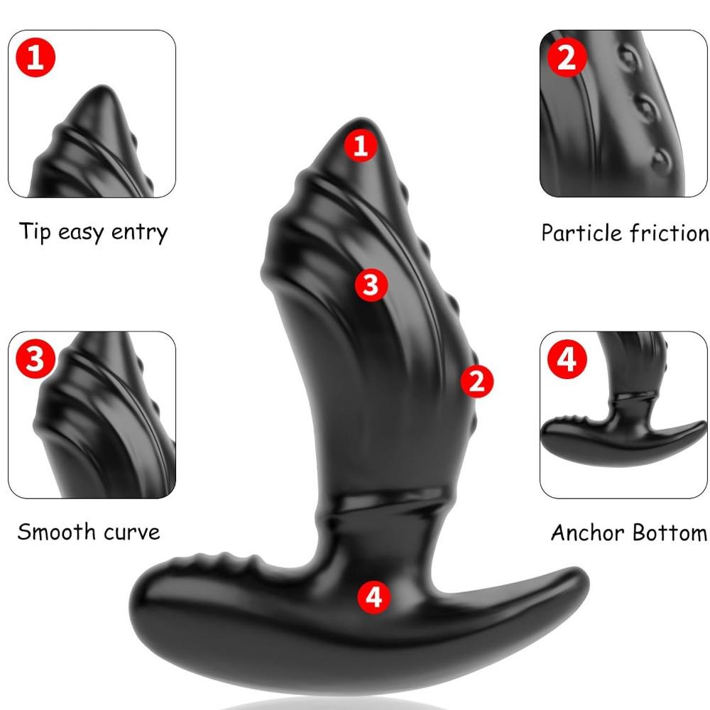 Large Anal Plug, Big Realistic Silicone Dildo for Men and Women, Fantasy Anal Toy for Male and Female, Fantasy Anal Toy for Anal Training