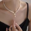 New Style Elegant Lucky Flower High Quality 100% Natural Freshwater Pearl 14K Gold Filled Ladies Pendant Necklace  Gifts