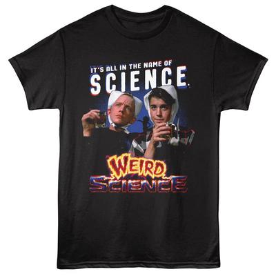 Weird Science Movie It's All In The Name Of Science Bra Heads Men's T Shirt