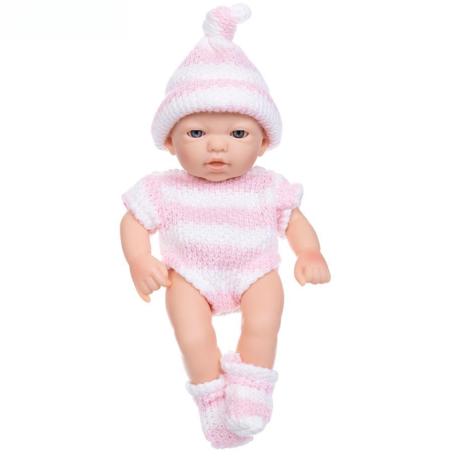 7 Inch Reborn Baby Doll Soft Silicone Realistic Newborn Vinyl Toy for Kids Gift