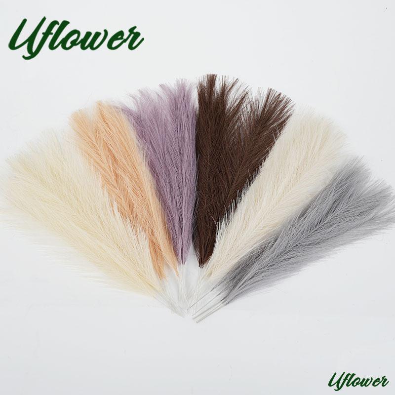 10/30/50/100PCS 42CM Artificial Fluffy Pampas Bohemian Grass Fake Plant Reed Wedding Home Party Decoration