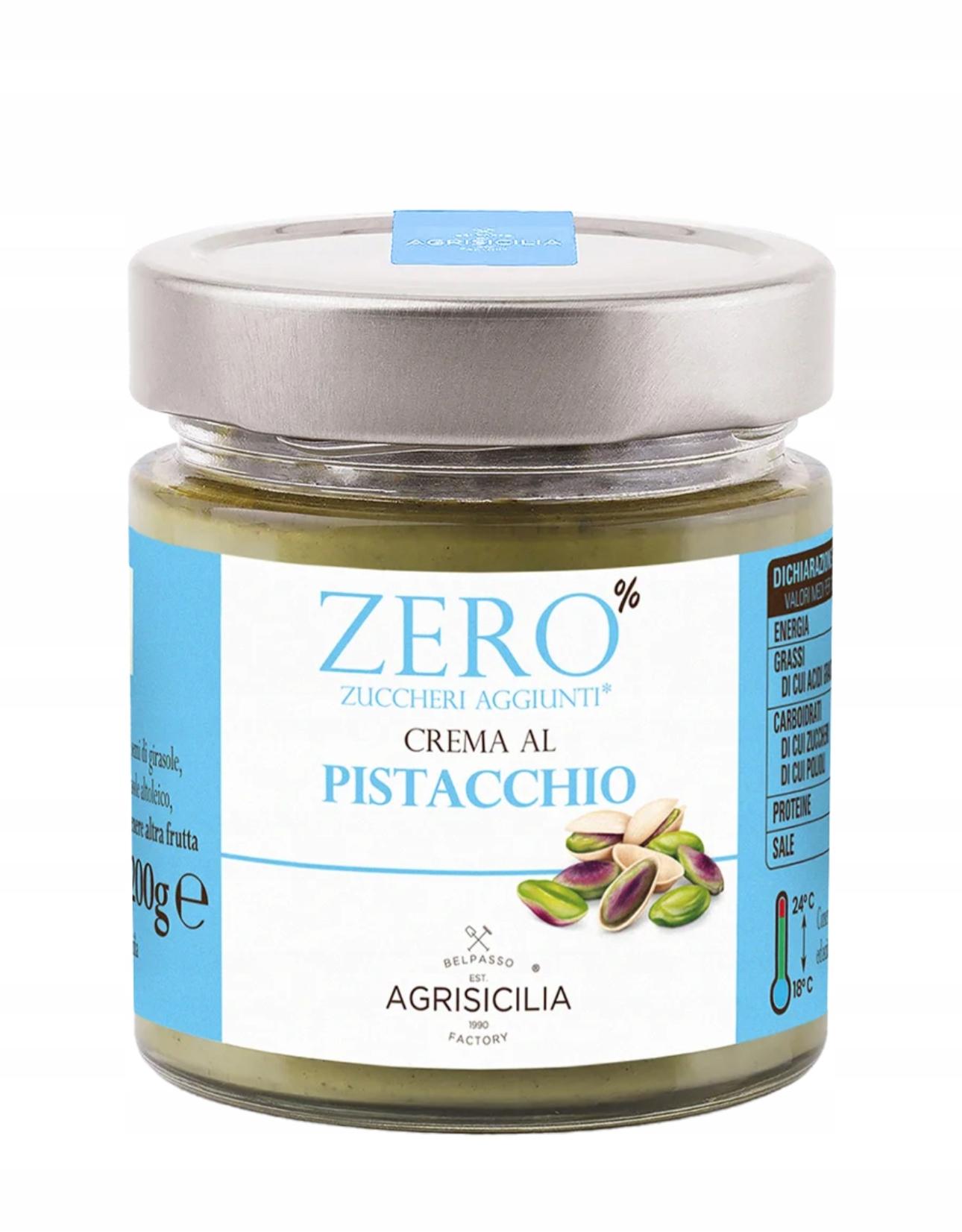 Pistachecrème 40% AGRISICILIA suikervrij SICILIË PISTACHEPOSTA