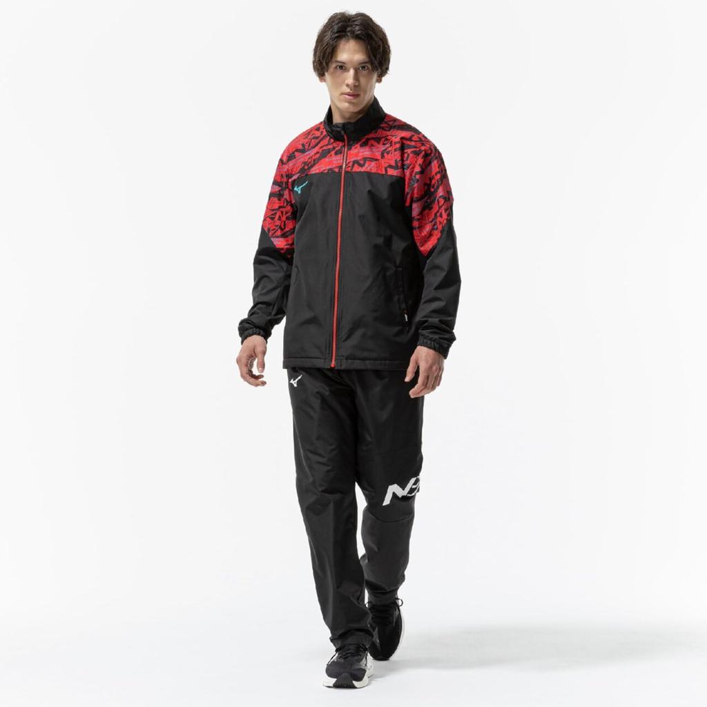 Breath Thermo Warmer Training Size M N-XT Pants, Wear, Heat-Generating Material, Water-Repellent, 32JFC740, Unisex, Black,