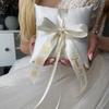 Personalized Wedding Ring Pillow Proposal Bearer Pillow Holder Wedding Bachelorette Party Ceremony Engagement Bridal Shower Gift