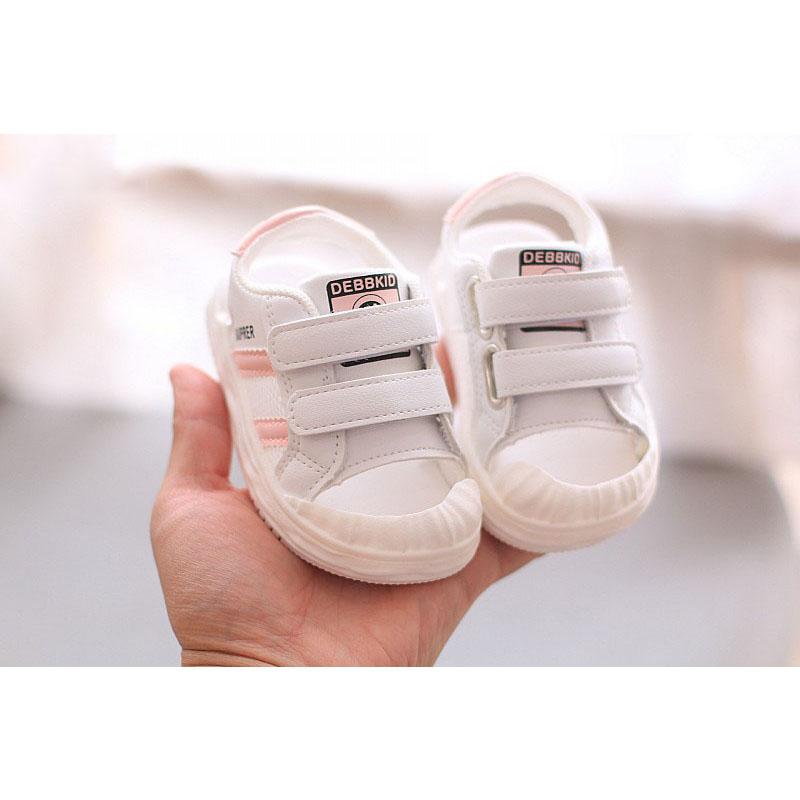 Summer Sandals for Children Boys Girls PU Beach Shoes Anti-slippery Soft-soled Toddler Walking Shoes Casual Sports  Sandals