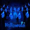 J1UL1N Halloween Lights Solar LED Lights Halloween Skeleton Hand Lights For Outdoor And Indoor Halloween Party Decorations