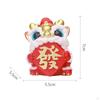 Statuie de ornament leu trezire an chinezească, Festivalul primăverii cu caractere chinezești pentru sufragerie
