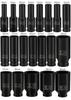 25-Piece Heavy-Duty Air Impact Torx Socket Set with Extended Reach and Electric Wrench Compatibility