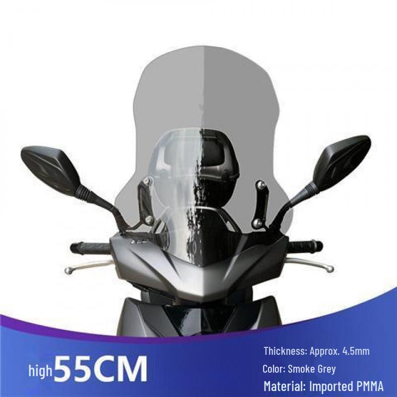 Transparent Front Windshield for Suzuki UY125 & Haojue AFR125