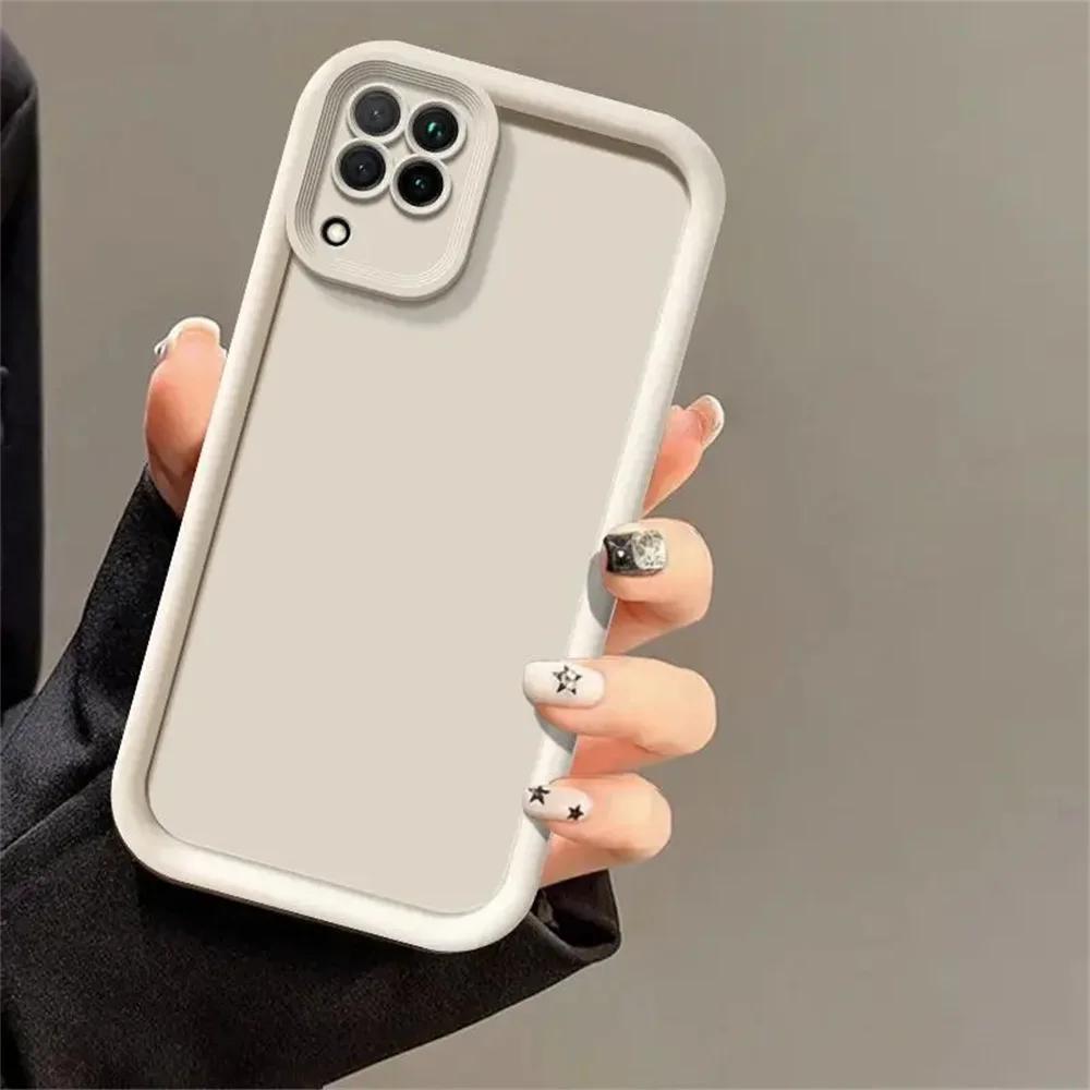 Fashion Phone Case For Samsung Galaxy A13 A14 A15 A21S A22 A30 A31 A32 A33 A34 A35 Camera Lens Case Soft Silicone Back Cover