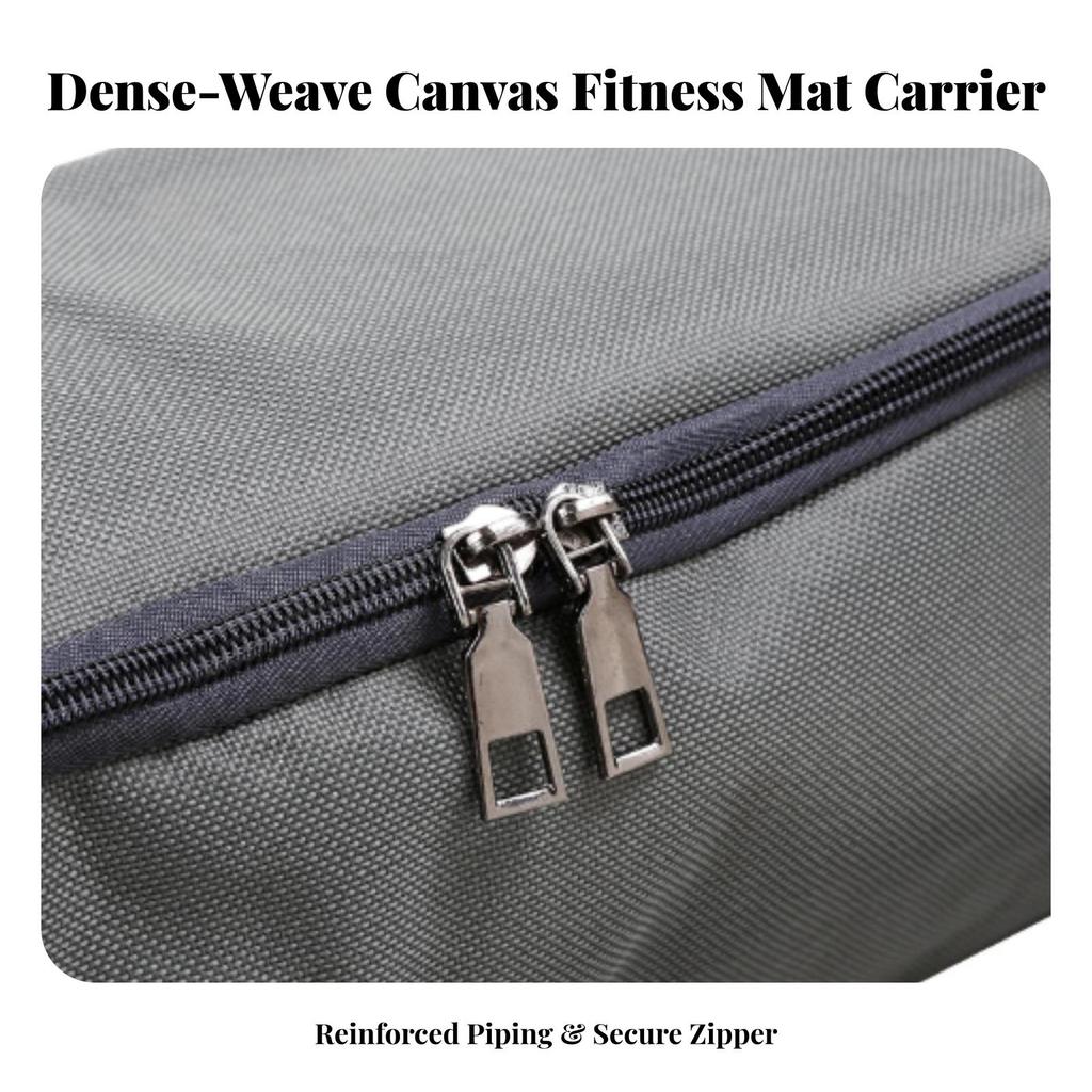 Exercise Mat Bag with Shoulder Strap Sturdy Lightweight for Gym