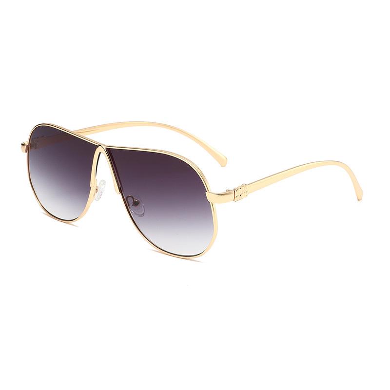 2335 Oversized Metal Pilot Sunglasses for Men Women, Stylish Butterfly Aviator Sun Glasses, Fashion Personalized Shades 603383