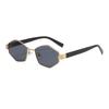 2025 Women's Fashion Polygon Metal Sunglasses - European & American Influencer Style