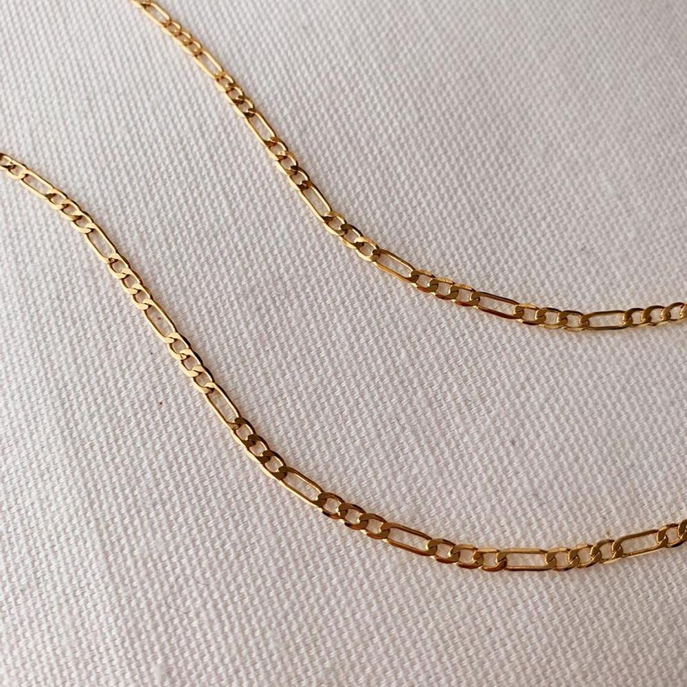 EManco Female Figaro Link Chain Stainless Steel Bracelet Gold Charm Bracelets Chain Bracelets for Women Man Gifts