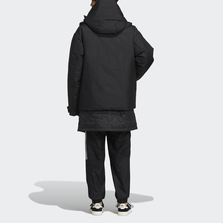 Adidas Originals Premium Jacket With Detachable Lining And Multiple Pockets Men Outerwear Black GT7284