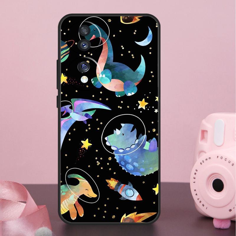 Dinosaur Collage Case For Honor Magic 7 Pro 5 6 8 Pro X9a X9b X9c X9d X8a X8b X8c 50 70 90 200 400 Lite Cover