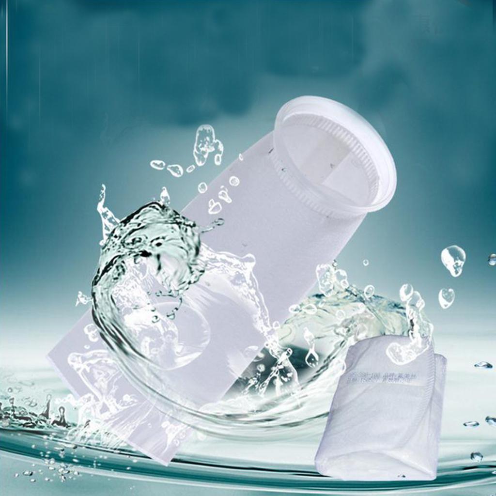 4 Inch Ring by 9 Inch Long Aquarium Tank Water Filter Bag Improve Water Quality