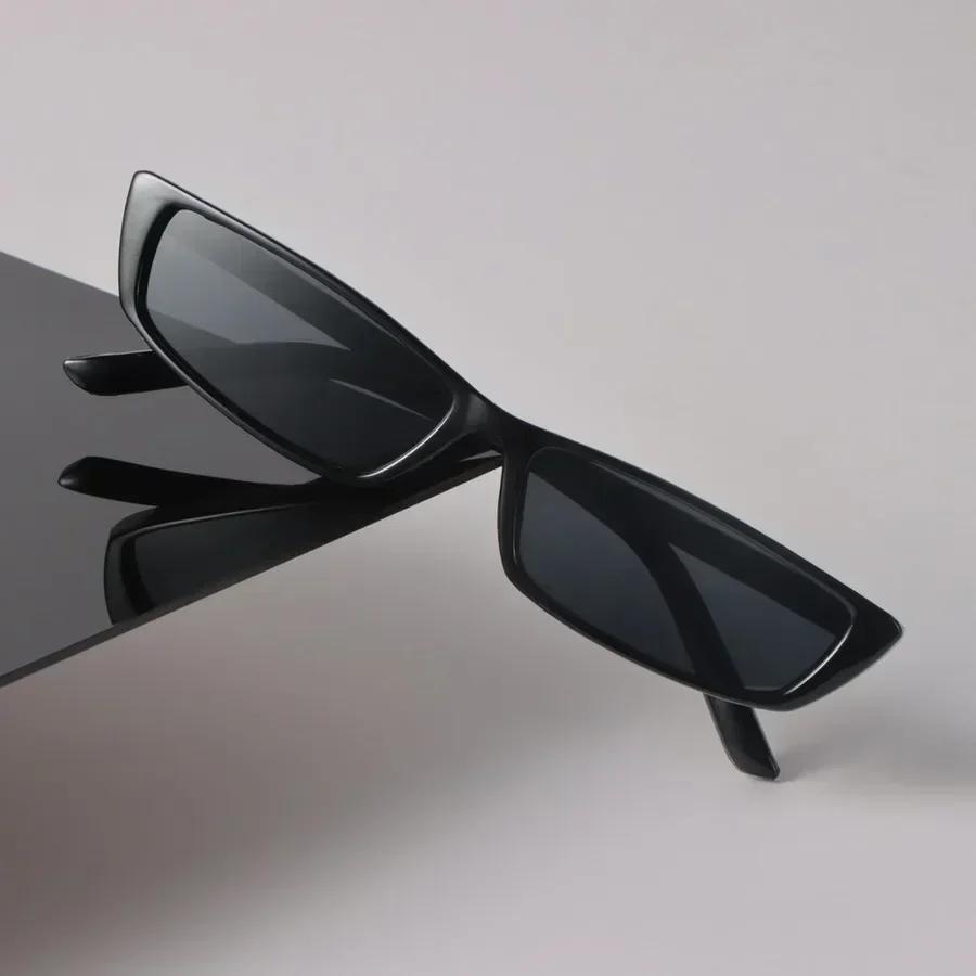 Klasické čtvercové sluneční brýle Dámské Pánské Minimalistická móda Ženské Mužské Retro Neformální