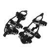 1 Pair 24 Teeth Climbing Crampons Stainless Steel Antiskid Outdoor Snow Ice Shoe Covers