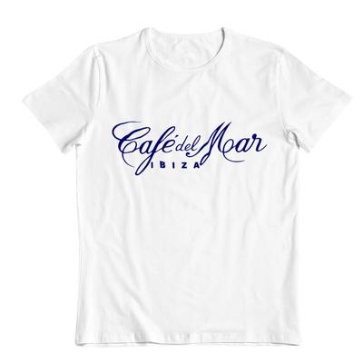 Café Del Mar Ibiza Classic Men's T-shirt Logo White Tee San Antonio Music Top Unisex T-Shirt