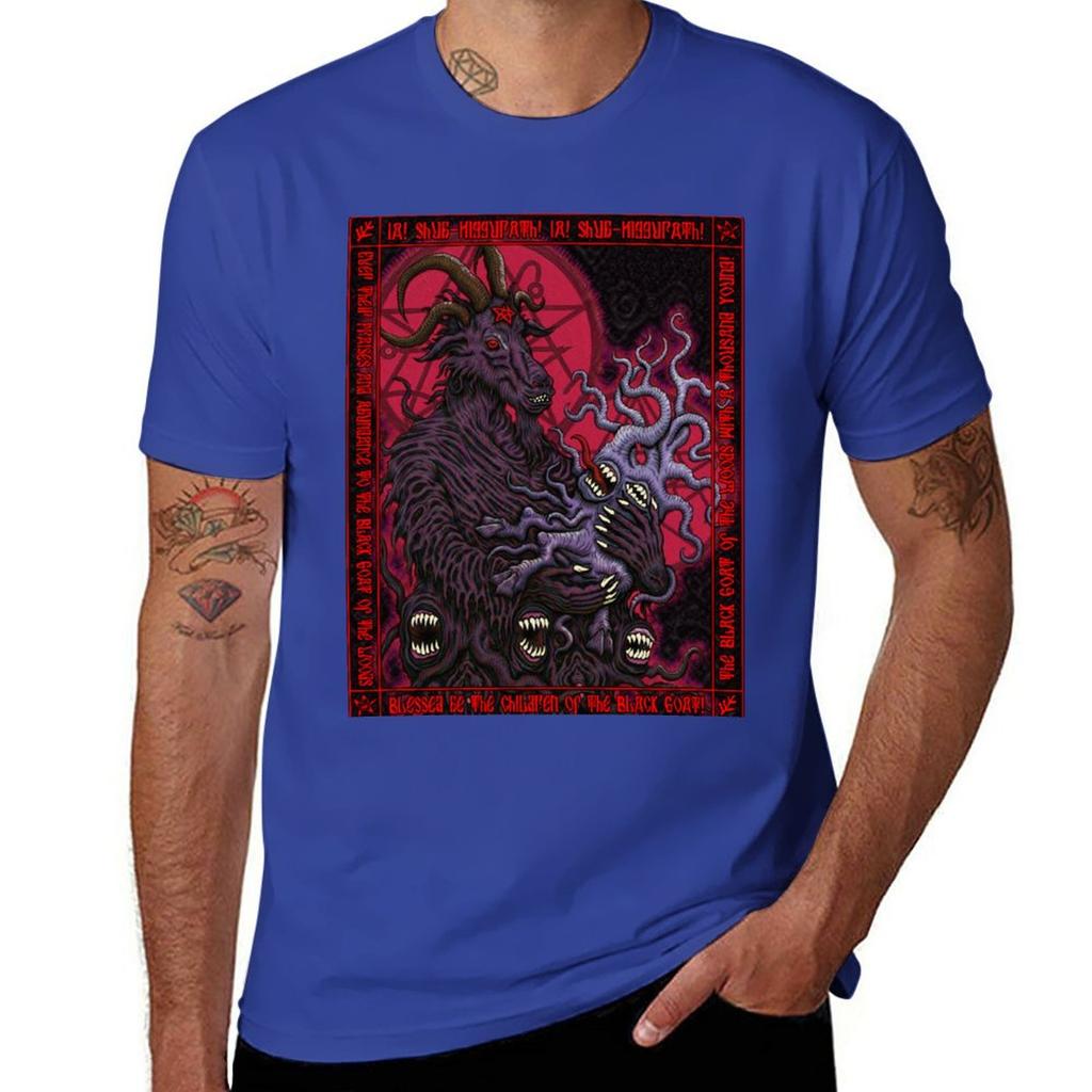 Black Goat Icon Azhmodai 2018 TShirt summer clothes customizeds mens t shirt