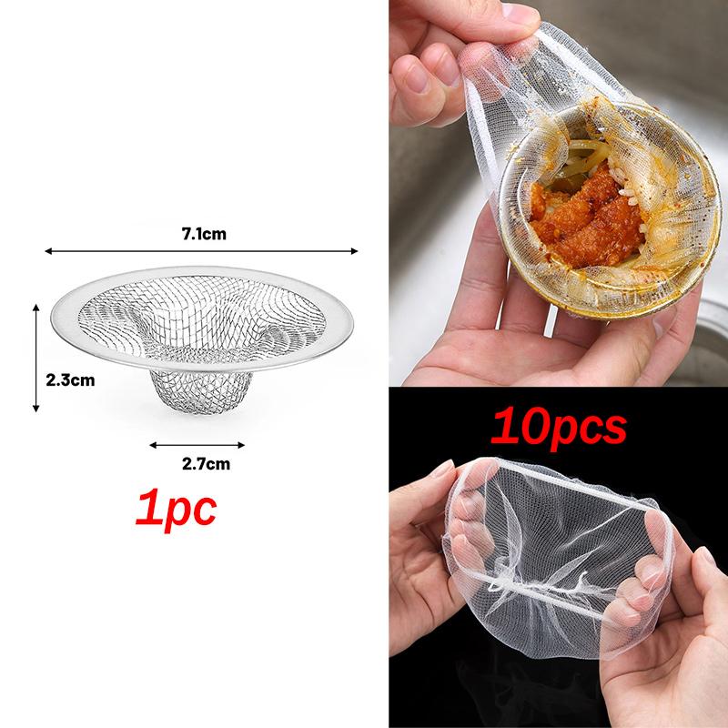 Zlewozmywak Kuchenny Stal Nierdzewna Filtr Kanalizacyjny Sitka Jednorazowe Siatki Filtrujące do Zlewu Odpływ Podłogowy Łazienkowy Filtr Włosów i Odpadów